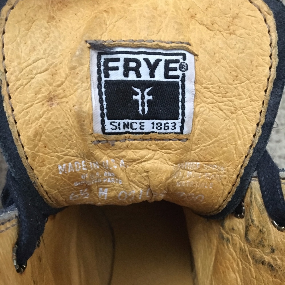 Frye Sabrina 6G Lace Up Boots, Black - Picture 6 of 6